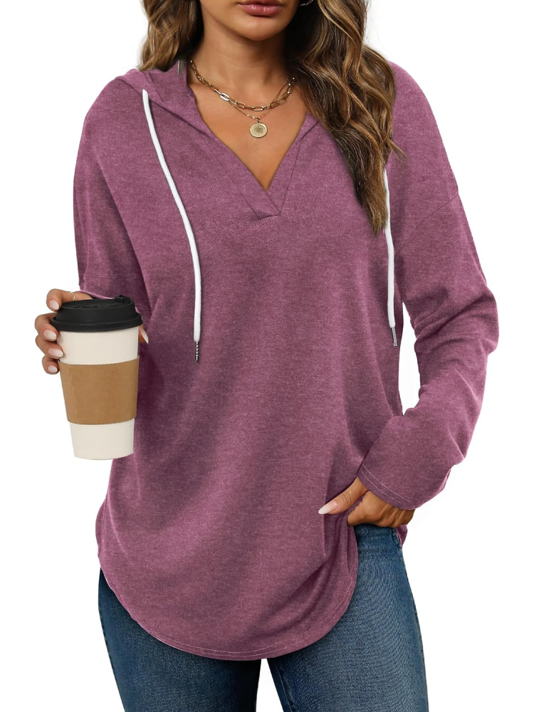 ⏰Hot Sale-Women's Long Sleeve Plaid Oversized Hoodies