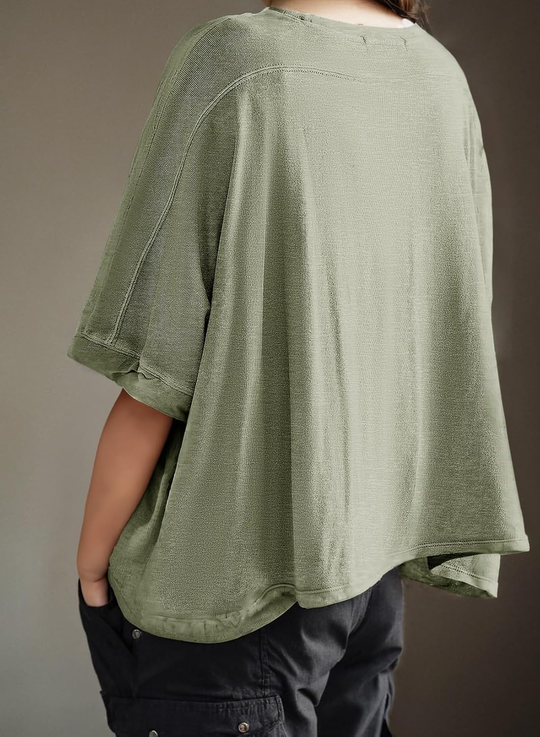 ⏰Hot Sale-Women's Summer Causal Short Sleeve Loose Basic Tees