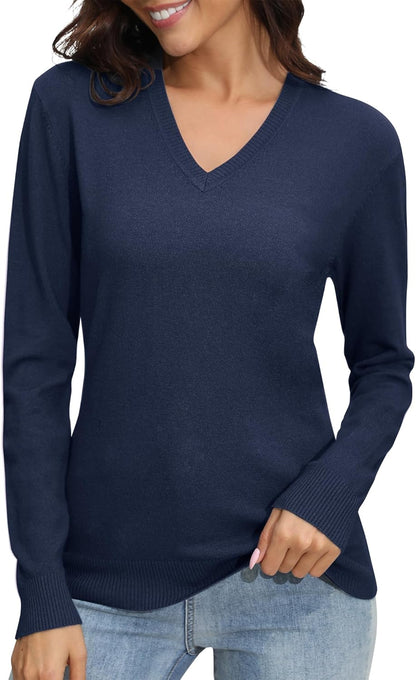 ✨Women's Lightweight V-Neck Knit Sweater