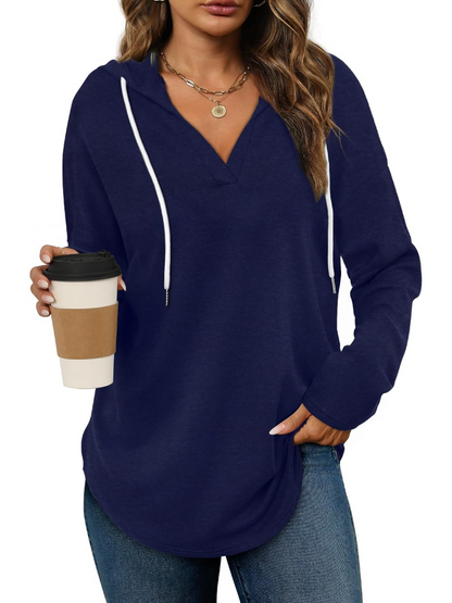 ⏰Hot Sale-Women's Long Sleeve Plaid Oversized Hoodies