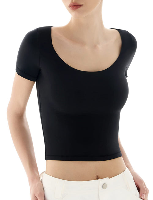 ❤Women's T-Shirt Short Sleeve Scoop Neck Fashion Slim Fit T-Shirt (BUY 2 FREE SHIPPING)