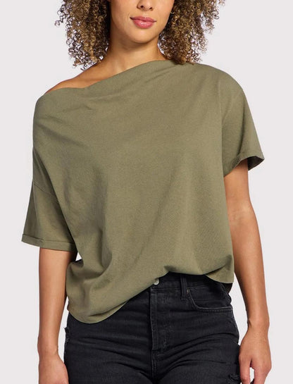 Soft Stretch Off-Shoulder Shirt for Women – Trendy, Comfortable & Effortlessly Stylish