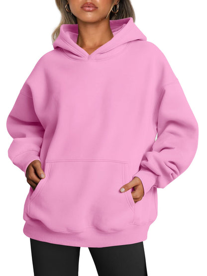 Women's Oversized Fleece Hooded Sweatshirt (Buy 2 Free Shipping)