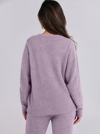 ✨Fuzzy Fleece Lounge Sets 2 Piece Outfits
