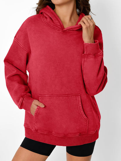 ✨Unisex Casual Oversized Acid Wash Tops Hoodie Pullover