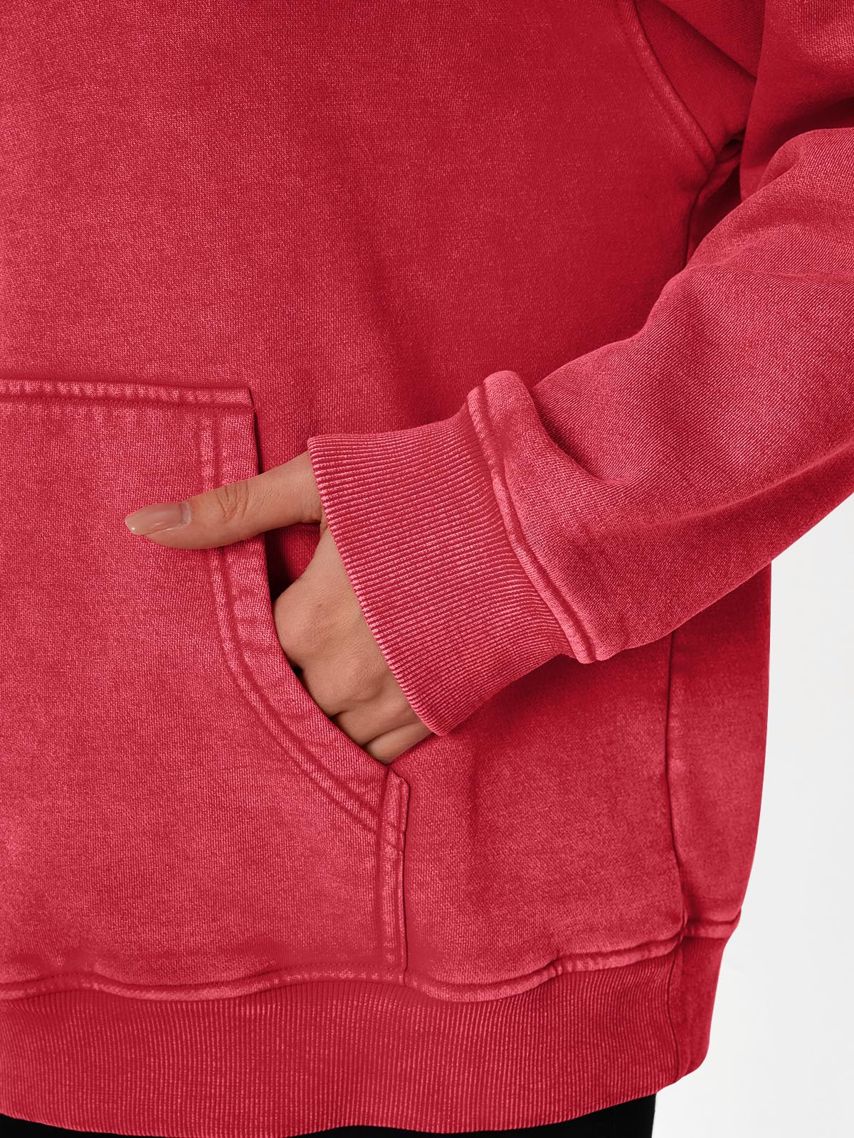 ✨Unisex Casual Oversized Acid Wash Tops Hoodie Pullover