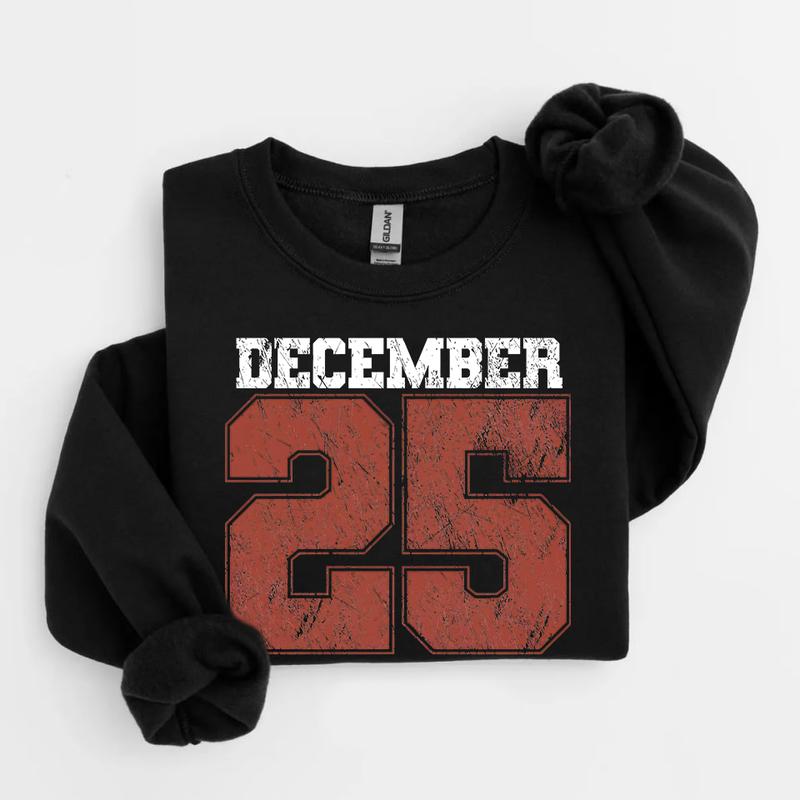 ✨December 25 Retro Christmas Crewneck Sweatshirt