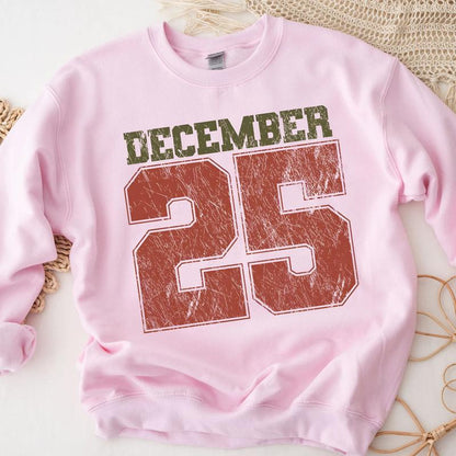 ✨December 25 Retro Christmas Crewneck Sweatshirt
