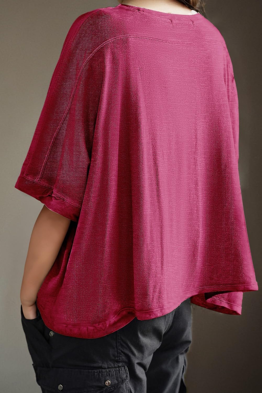 ⏰Hot Sale-Women's Summer Causal Short Sleeve Loose Basic Tees