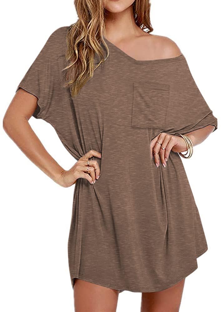 ✨Womens Boyfriend Style T-shirt Lounge Dress