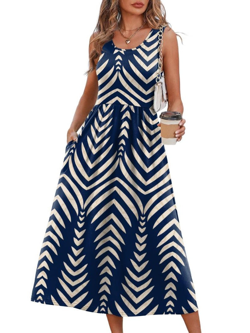Limited time sale🔥Women's Sleeveless Maxi Dress with Pockets