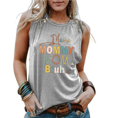 MOM Mother's Day Loose Women's Tank Top