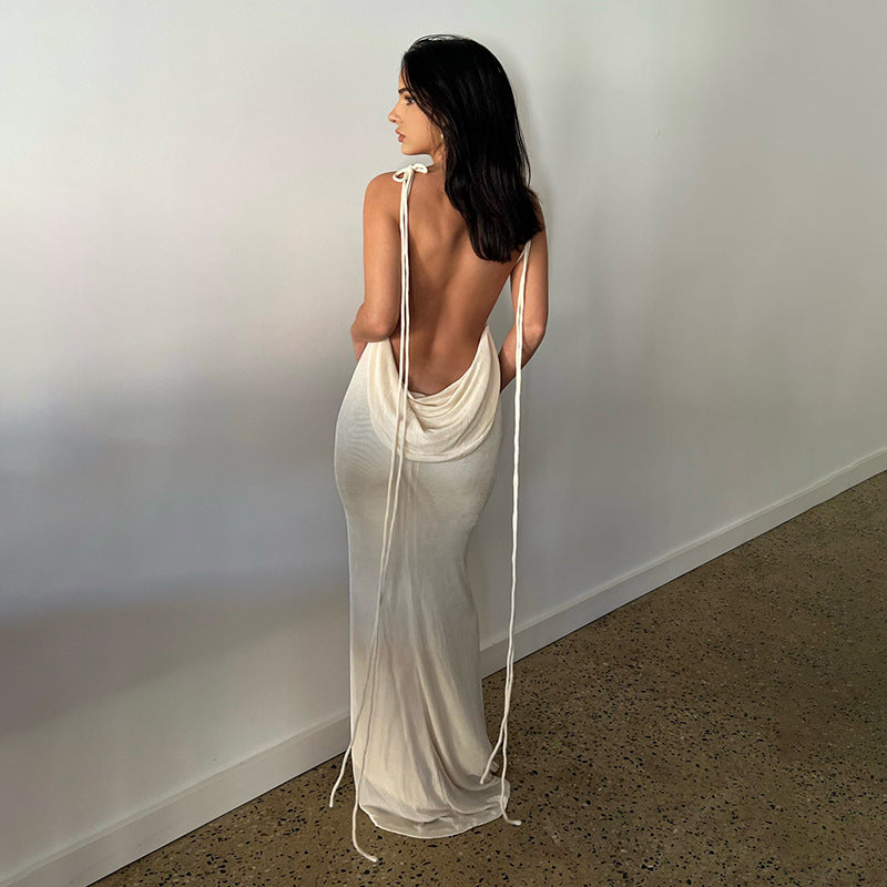 Serenity Backless Maxi Dress