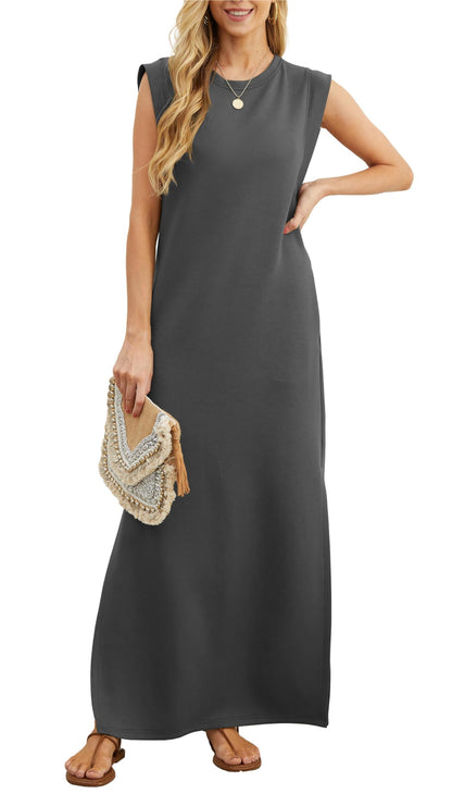 💃Women's Casual Loose Split Wrinkle-Free Maxi Dress (Buy 2 Free Shipping)