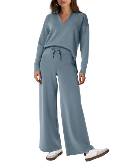 Women's 2 Piece Sets Outfits Casual Long Sleeve Sweatsuits  Sets (Same as in the video)