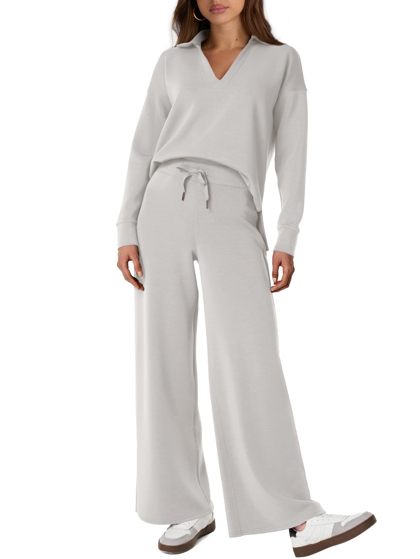 Women's 2 Piece Sets Outfits Casual Long Sleeve Sweatsuits  Sets (Same as in the video)