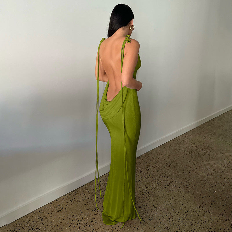Serenity Backless Maxi Dress
