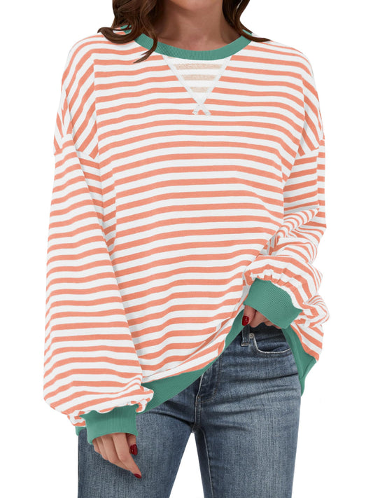 ✨Women's Striped Oversized Sweatshirt