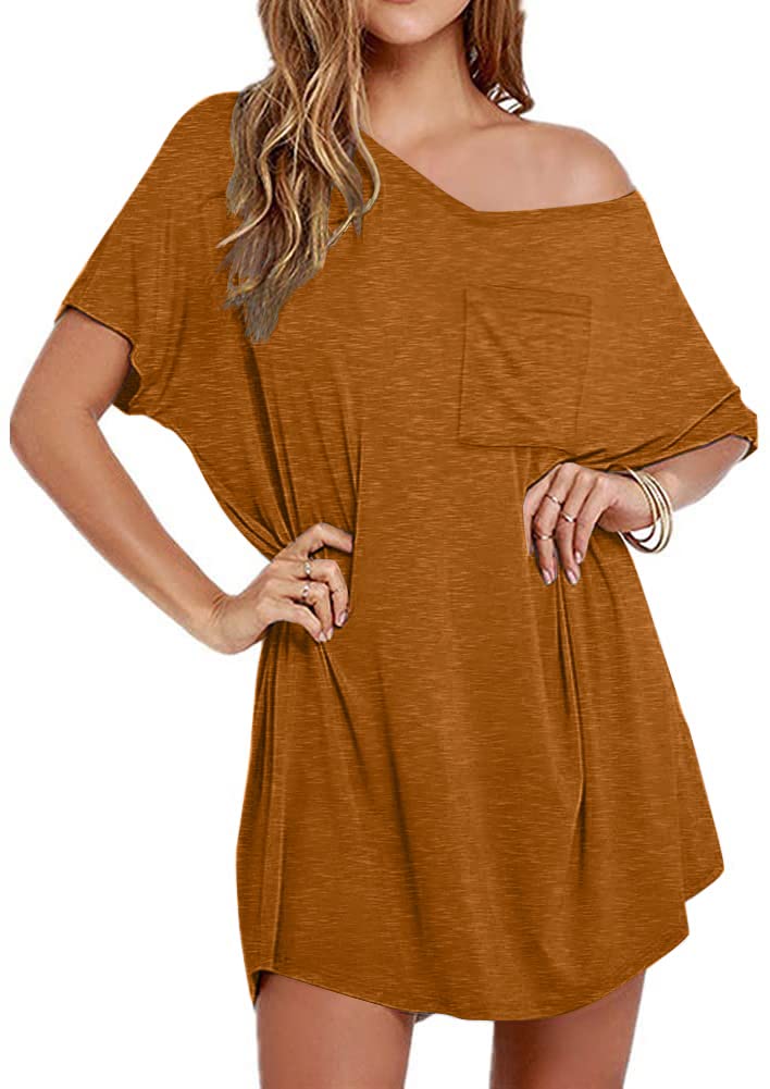 ✨Womens Boyfriend Style T-shirt Lounge Dress