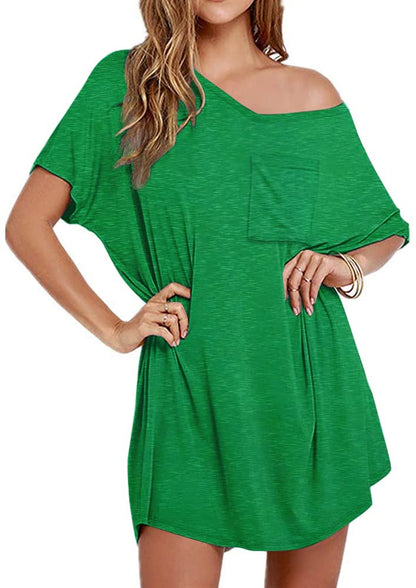 ✨Womens Boyfriend Style T-shirt Lounge Dress