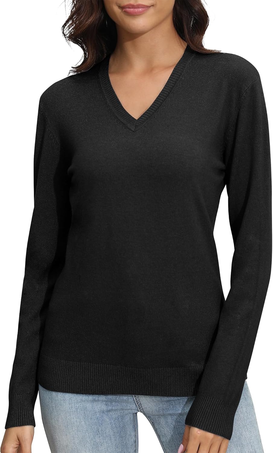 ✨Women's Lightweight V-Neck Knit Sweater