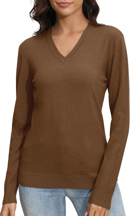 ✨Women's Lightweight V-Neck Knit Sweater