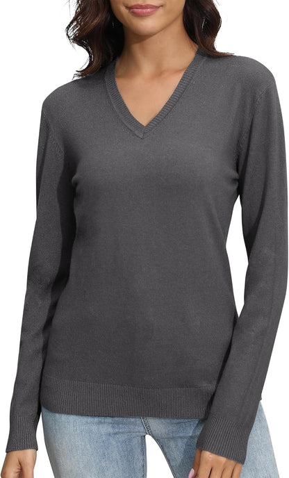 ✨Women's Lightweight V-Neck Knit Sweater