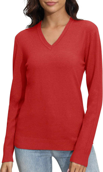 ✨Women's Lightweight V-Neck Knit Sweater