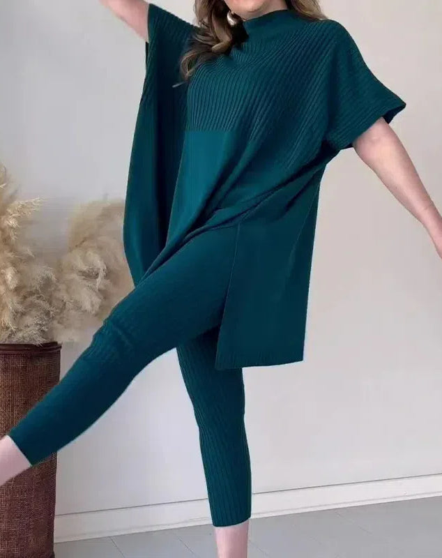 ⏰Clearance Sale 50% Knitted Two-piece Set(Buy 2 Free Shipping)