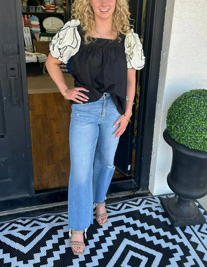 Tiktok Hot Sale Ruffle Sleeve Top(Buy 2 Free Shipping)