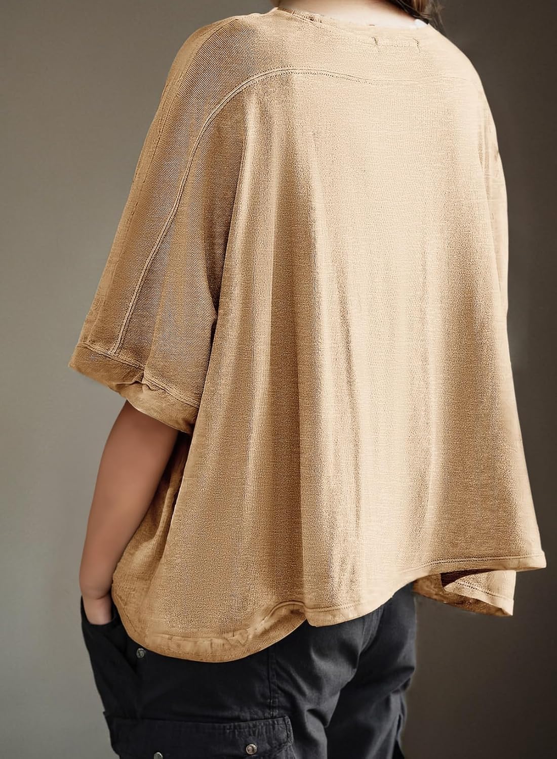 ⏰Hot Sale-Women's Summer Causal Short Sleeve Loose Basic Tees