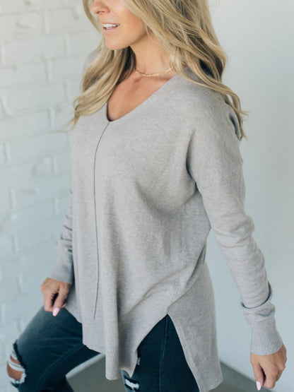 ✨So Soft Seam Front Sweater (Buy 2 Free Shipping)