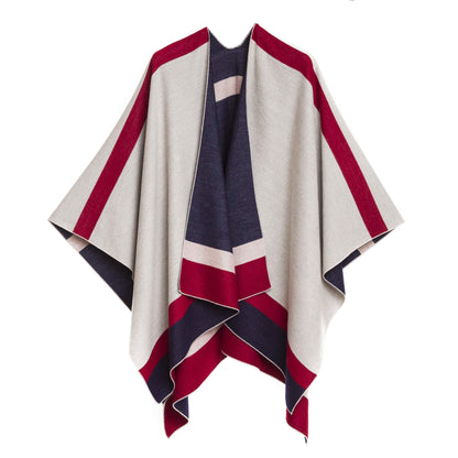 Women's Shawl Wrap Poncho Cape Cardigan Sweater Open Front