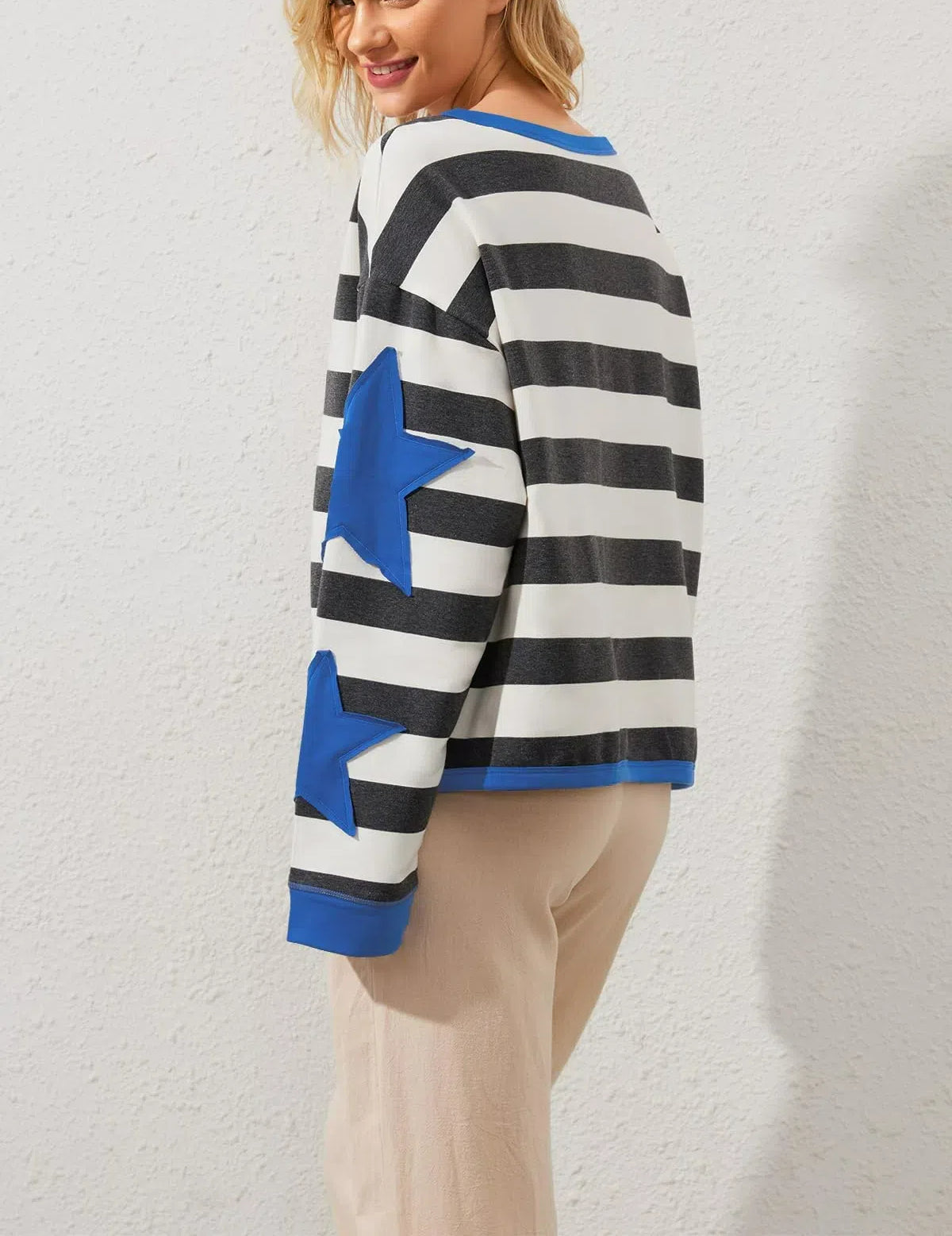 Star Graphic Oversized Sweatshirts for Women (Buy 2 Free Shipping)