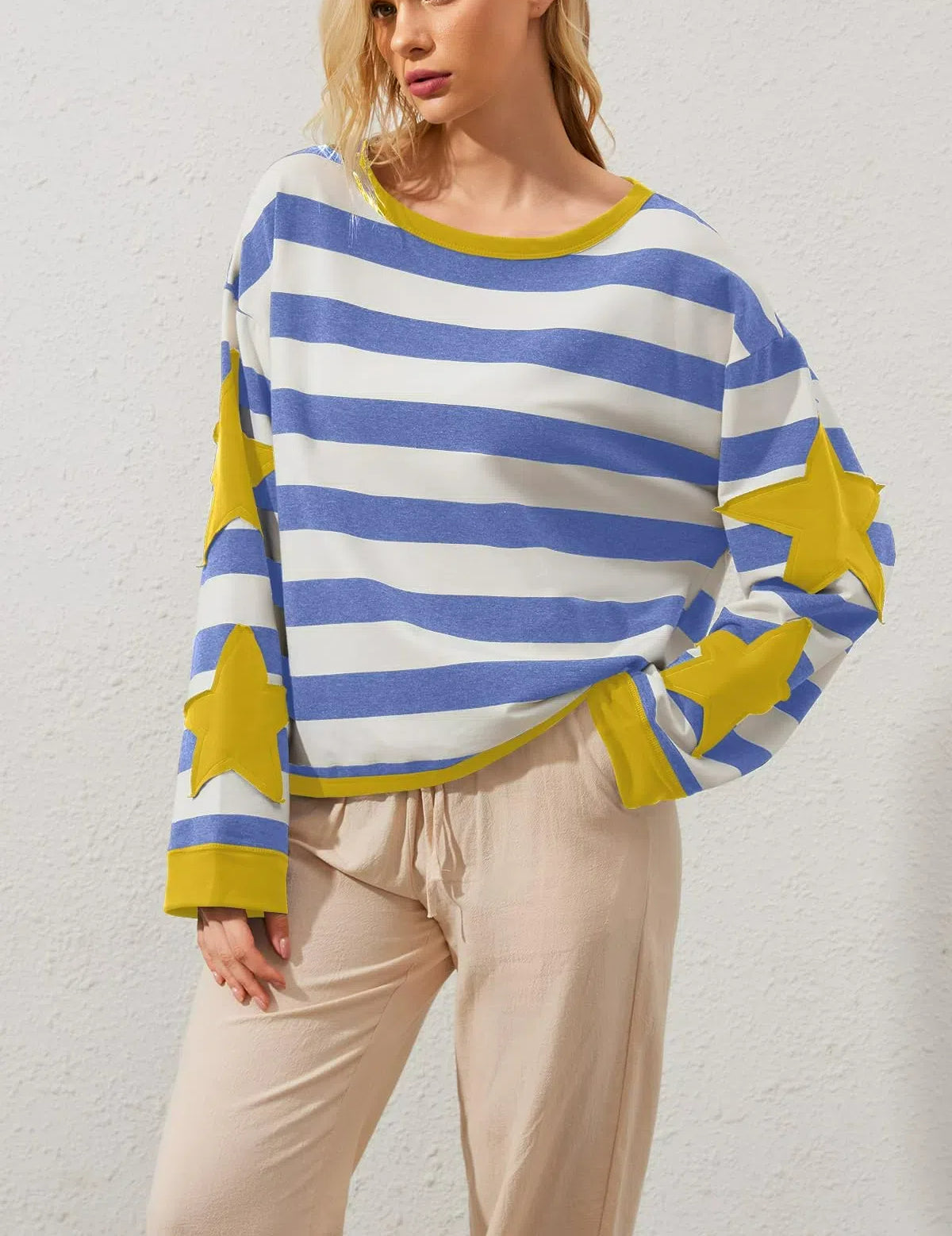 Star Graphic Oversized Sweatshirts for Women (Buy 2 Free Shipping)