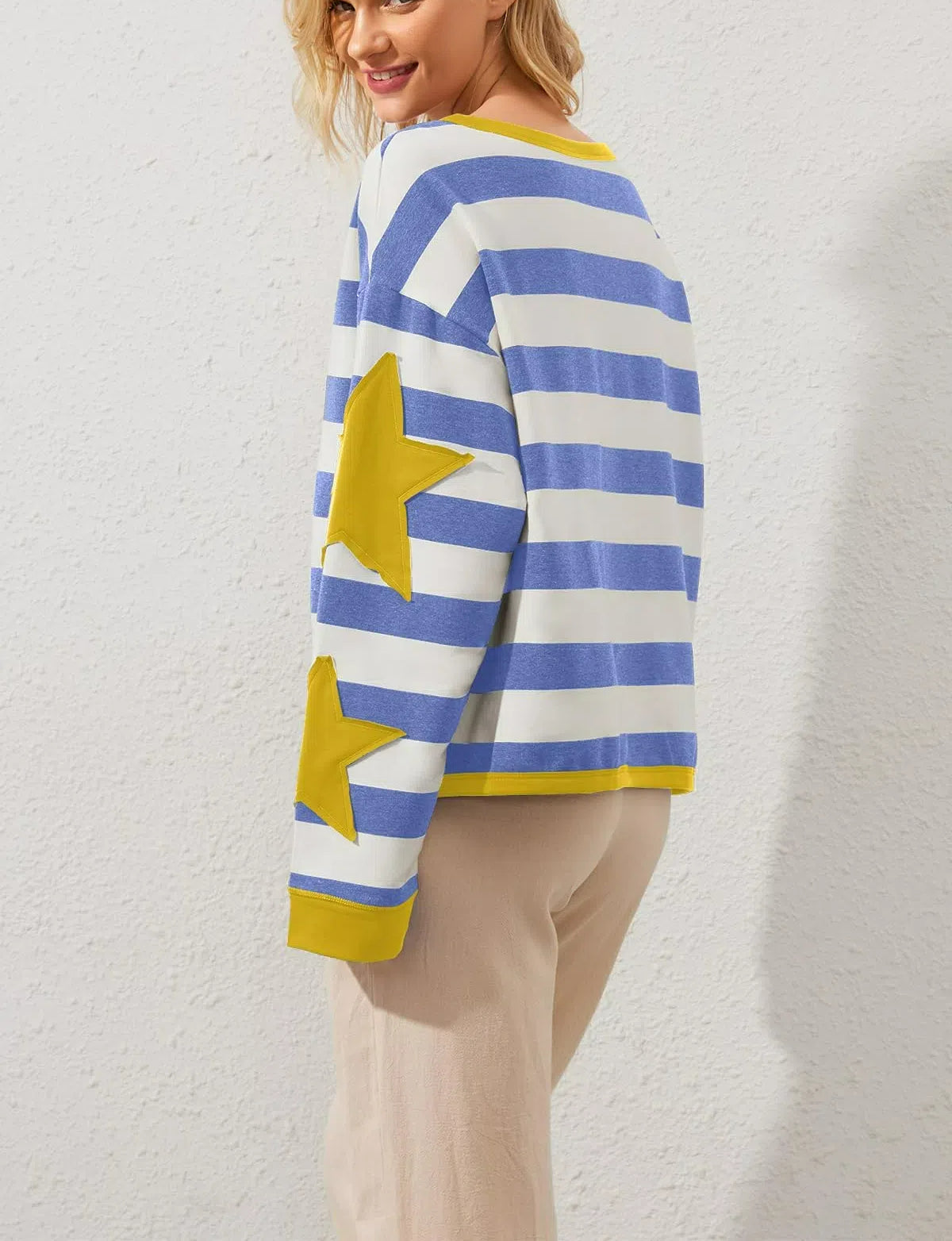 Star Graphic Oversized Sweatshirts for Women (Buy 2 Free Shipping)