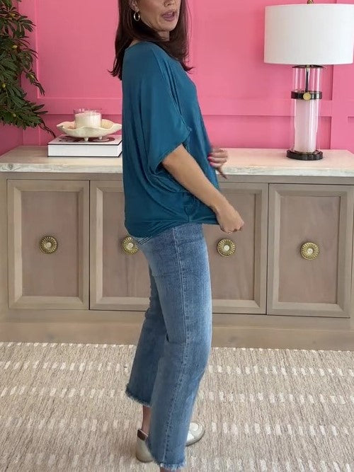 Women's Batwing Short Sleeve Top (Buy 3 Free Shipping)