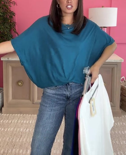 Women's Batwing Short Sleeve Top (Buy 3 Free Shipping)