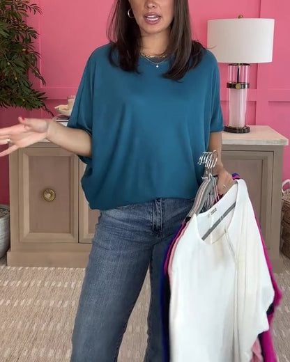 Women's Batwing Short Sleeve Top (Buy 3 Free Shipping)