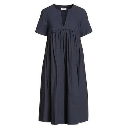 V-Neck Casual Shirt Dress