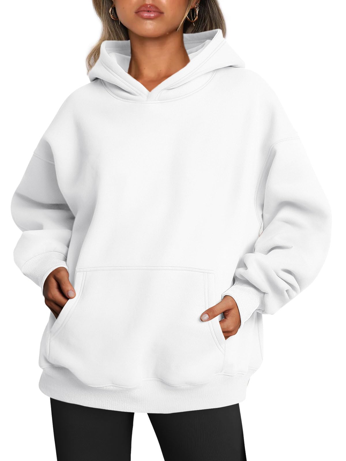 Women's Oversized Fleece Hooded Sweatshirt (Buy 2 Free Shipping)
