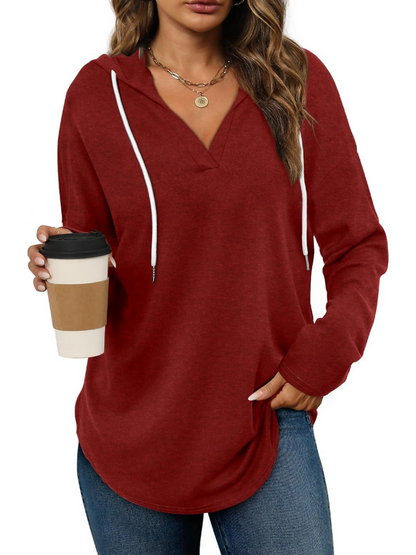 ⏰Hot Sale-Women's Long Sleeve Plaid Oversized Hoodies