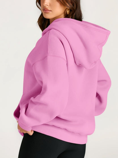 Women's Oversized Fleece Hooded Sweatshirt (Buy 2 Free Shipping)