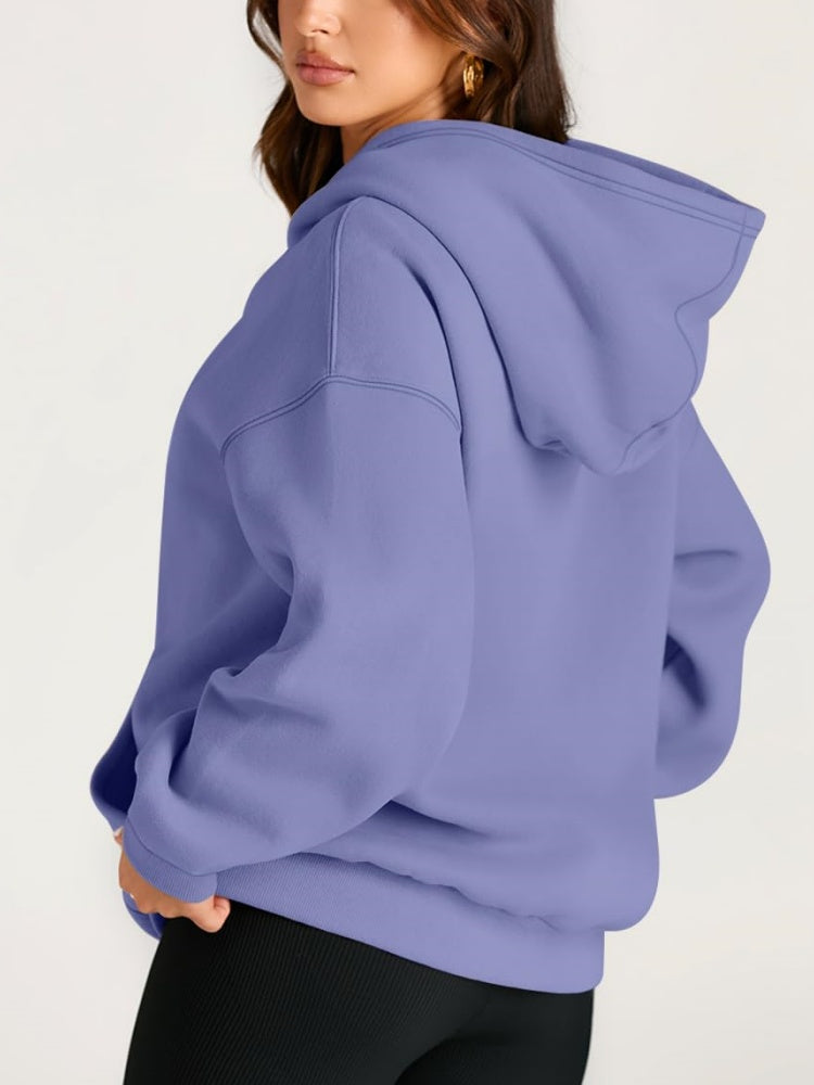 Women's Oversized Fleece Hooded Sweatshirt (Buy 2 Free Shipping)