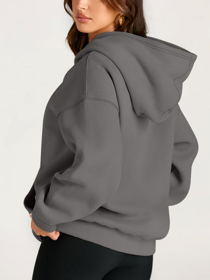 Women's Oversized Fleece Hooded Sweatshirt (Buy 2 Free Shipping)