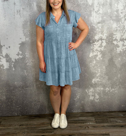 Women's Causal Denim Dress (Buy 2 Free Shipping)