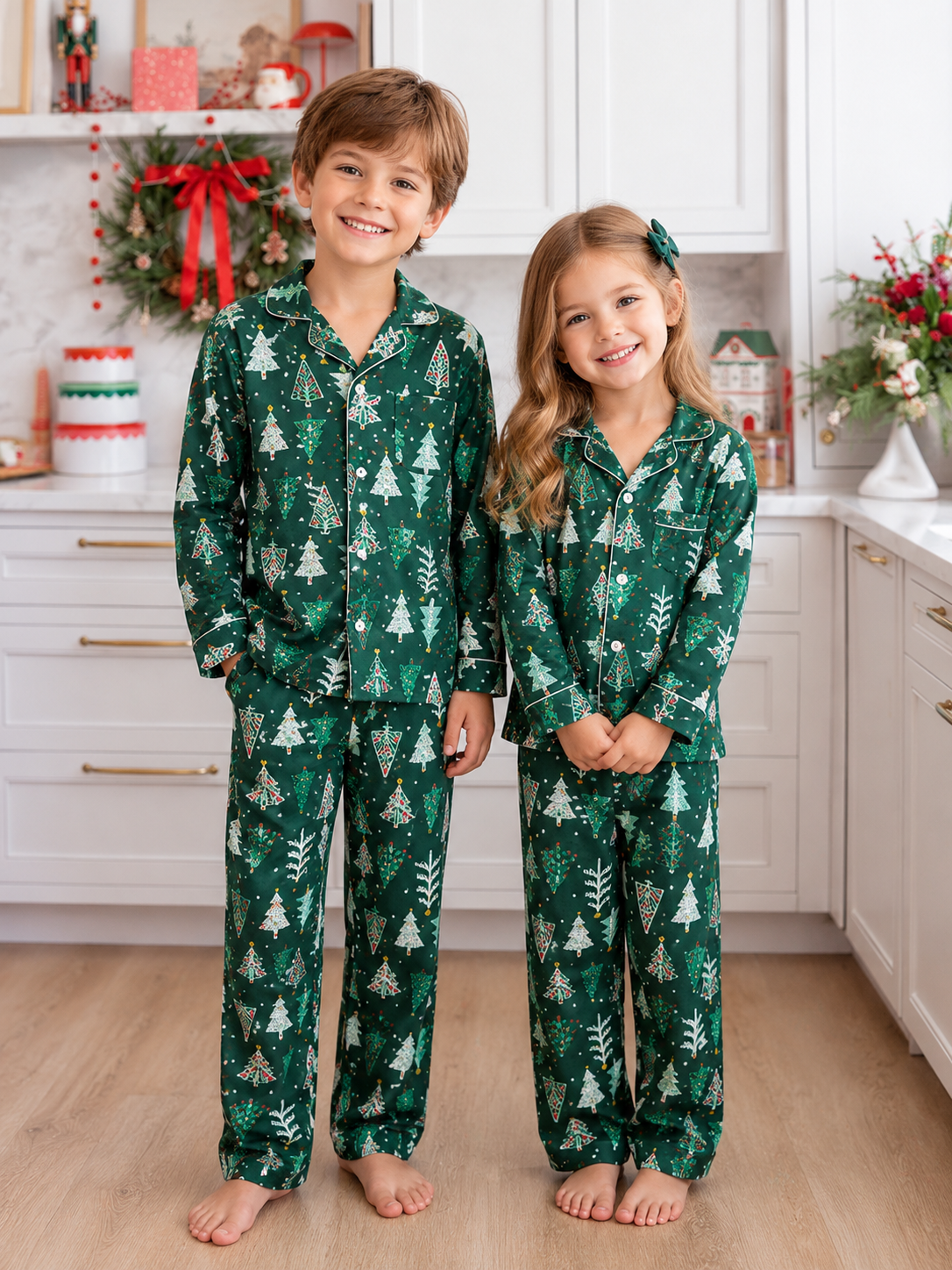 🎅Christmas Family Matching Printed Pajama Set