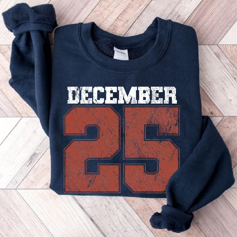 Limited time sale🔥December 25 Retro Christmas Crewneck Sweatshirt