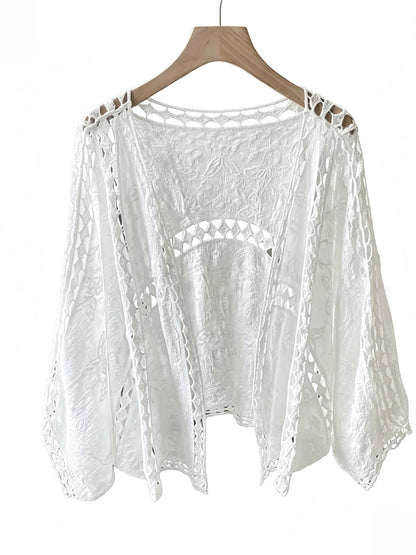 ✨Women Boho Lace Crochet Cardigan