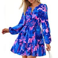 Flower Blue Pink
